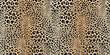 © Olgastocker - Realistic leopard print. Vector seamless pattern. Animal skin texture. Stylish background of jaguar, leopard, cheetah fur. Abstract exotic african style pattern. Trendy repetitive decorative design