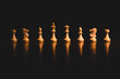 © chokniti - Chess board game concept of business teamwork ideas and competition or strategy ideas concept, leadership team ready to succeed game challenge with chessboard, corporate group planing management