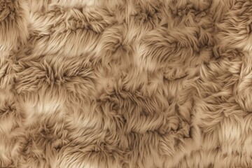 a soft, fluffy texture using faux fur fabric on a decorative accent rug, seamless pattern generative