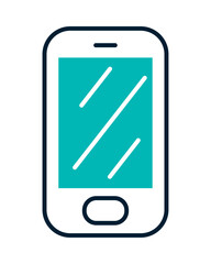 Poster - smartphone tech device icon