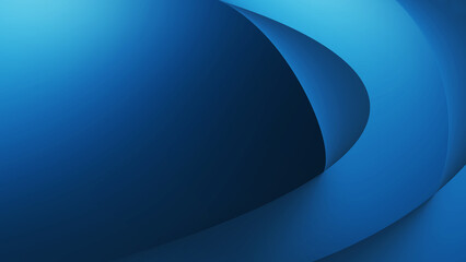 blue curve shapes soft defocused blurred motion abstract background, technology business design with