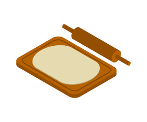 Poster - Dough Isometric Icon