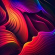 canvas print picture - Modern soft luxury texture neon light with smooth and clean subtle background illustration.