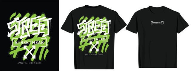 Graffiti urban style street slogan text. Retro grunge typography. Vector illustration design for fashion graphics, t-shirt prints.