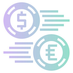 Sticker - currency exchange