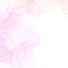 Poster - Pink watercolor stains and splatter grunge background texture. paper textured for design templates invitation card