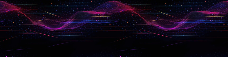 Wall Mural - Aesthetically pleasing abstract background featuring high-speed data connection lines.