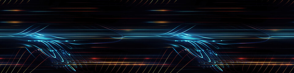 Wall Mural - Futuristic technology abstract background with data connection speed lines in stunning detail.