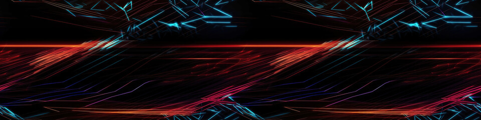 Wall Mural - Futuristic technology abstract background with data connection speed lines in stunning detail.