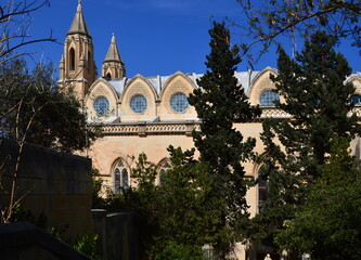 Wall Mural - Historical Church in the Town Sliema on the Island Malta in the Mediterranean Sea