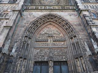 Wall Mural - St Lorenz church in Nuernberg