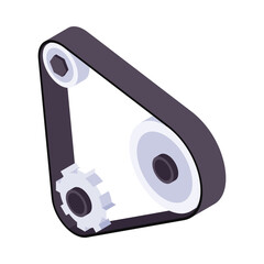 Sticker - Belt Drive Icon