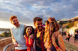 © bernardbodo - Group of friends together at festival