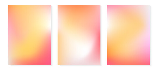 y2k aesthetic holographic gradient background. red pink orange mesh texture. gentle pastel color vec