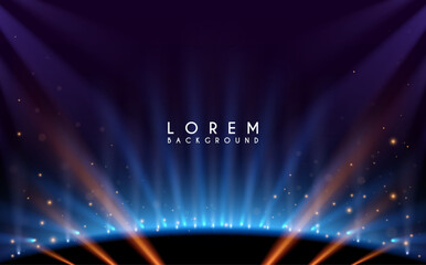 Wall Mural - abstract light rays background with sparks