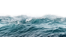 Ocean Water Surface Waves , Isolated On Transparent Background Cutout , Generative Ai