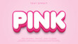 © Cahyart Studio - Pink bold 3d editable text effect