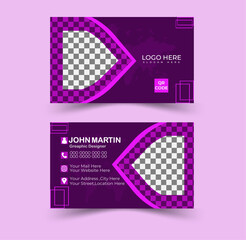  Creative Business card template design for corporate business, Creative and Clean Business Card Template.Vector modern creative simple and clean business card design, Horizontal and vertical layout,D