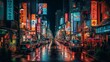 Electric Nights in Shinjuku, Tokyo