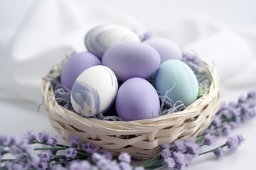  Easter Egg Delight: Lavender-Colored Eggs for Your Spring Celebration