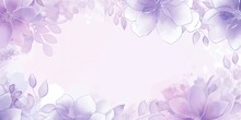 Watercolor Purple Floral Background Generative Art