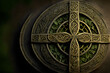 © Fernando - celtic cross wallpaper hd wallpaper - Generative AI