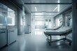 © top images - Interior of a surgical ward or intensive care unit. Operating room in a hospital. AI generated, human enhanced