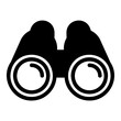 binoculars glyph icon
