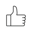 © Sino Images Studio - Editable Icon of Like Thumb, Vector illustration isolated on white background. using for Presentation, website or mobile app