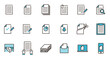 © Tommy - Cute business documents icon set【Vector illustration】