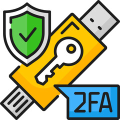 Aufkleber - Flash drive two step verification info protection