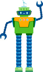 Poster - Artificial intelligence future robot repair worker
