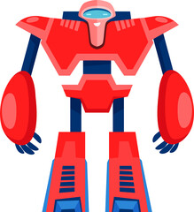 Aufkleber - Future robot security character cartoon personage