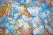 © Vera - Multicolored background of decorative plaster with abstract spots. Unusual color wall texture with beautiful patterns, creative surface background. Finishing coating for building cladding.
