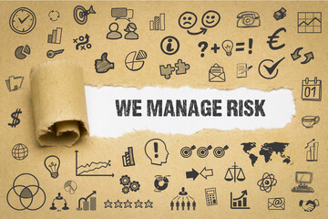 Poster - We manage risk	