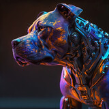 Fototapeta  - AI dog future