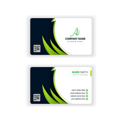 Illustrator Individual Business Card abstract Layout