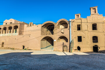 Sticker - Gateway of old Kharanaq historic town in Yazd Province in Iran