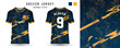 Vector soccer jersey sport tshirt template design mockup for football club 12