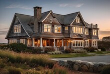 Beautiful Shingle-style Home With Ocean Views