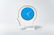 © ADDICTIVE STOCK - Human head with clock brain