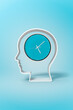 © ADDICTIVE STOCK - Human head with clock brain