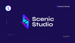 © WzKz - Creative and Vibrant Letter S Logo Design with Colorful Gradient Concept. Suitable for Business and Technology Logo