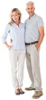 © vectorfusionart - Couple standing with hands in pocket