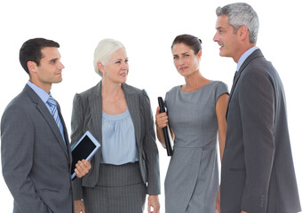 Wall Mural - business people in office