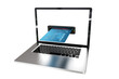 © vectorfusionart - Credit card insert in laptop screen