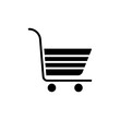 © mattbadal - Shopping cart icon in flat style. Basket vector illustration on white isolated background.
