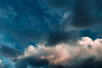blue sky with clouds