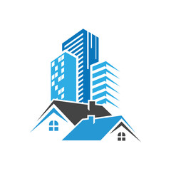 Wall Mural - real estate logo design vector