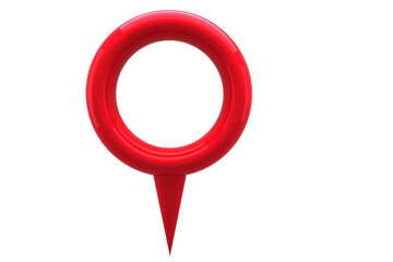 Wall Mural - red navigation pointer